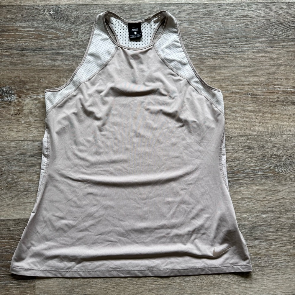 Nike Women's Light Beige Tank Top
